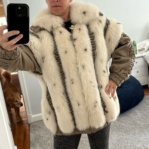 Couture, vintage Christian Dior fur coat